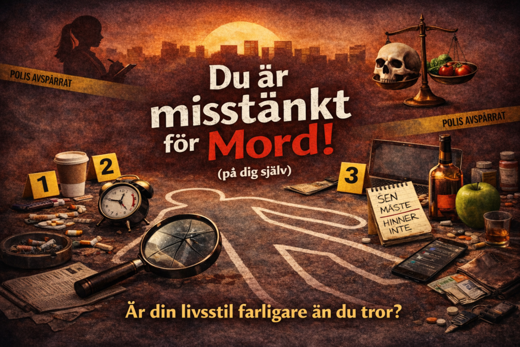 Du är misstänkt för Mord! (på dig själv)