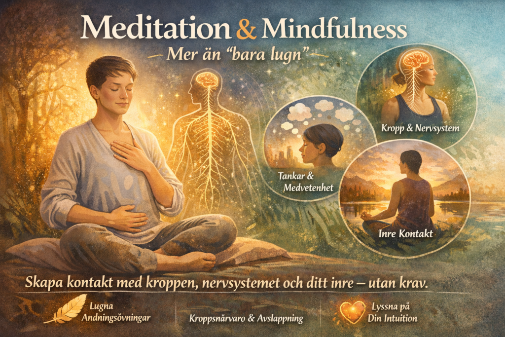 Meditation & Mindfulness Mer än ”bara lugn”