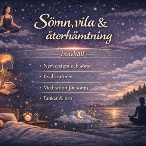 Sömn, vila & återhämtning